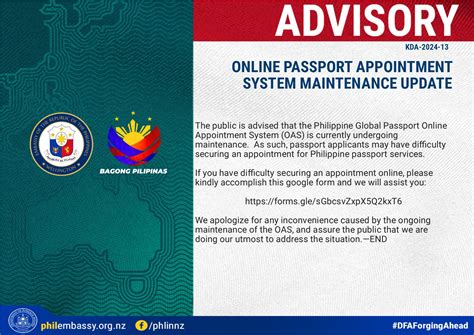 epay.passport.gov.ph is currently unreachable|Passport Online Appointment System Maintenance from 28 May .